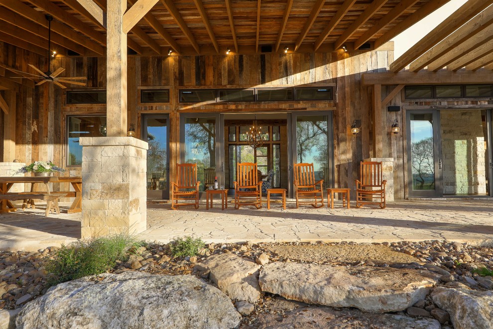 Texas Hill Country Residence - Rustic - Porch - Austin - by WoodCo | Houzz