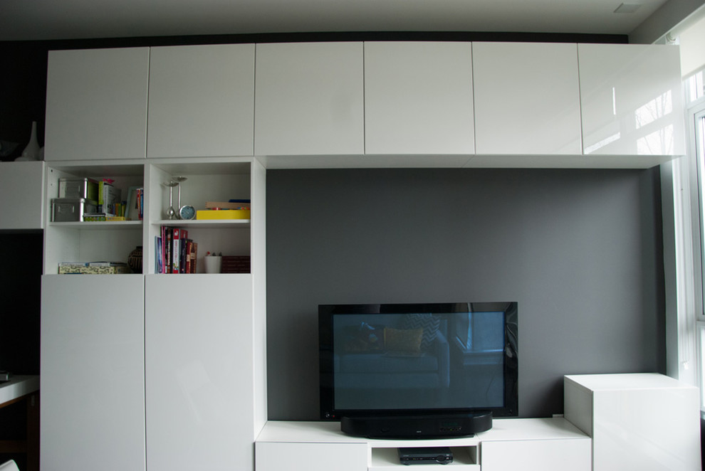 IKEA Besta entertainment wall unit Vancouver by Assemble Squad Houzz