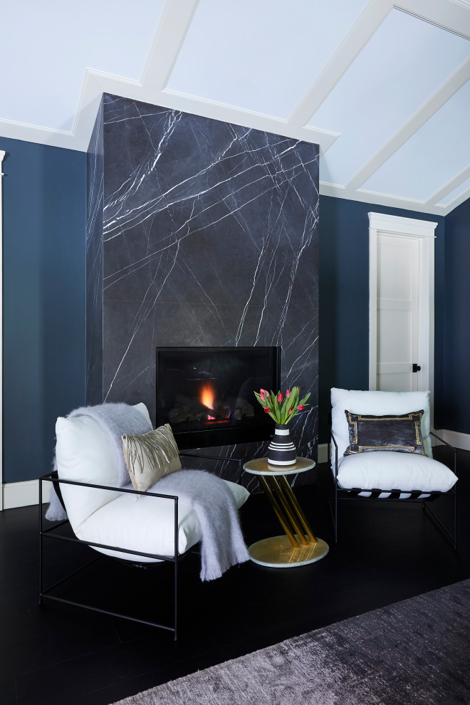 Bel Air Contemporary - Example of a trendy bedroom design in Los Angeles