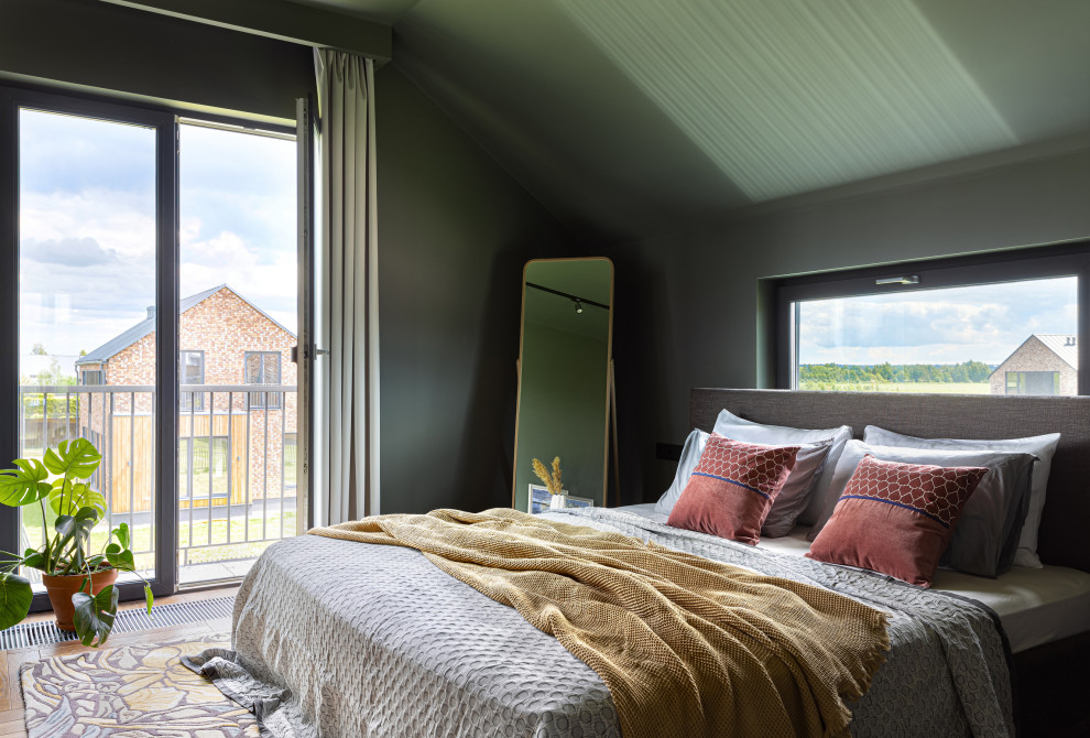 Дом в Подмосковье 137 м2 с темными стенами