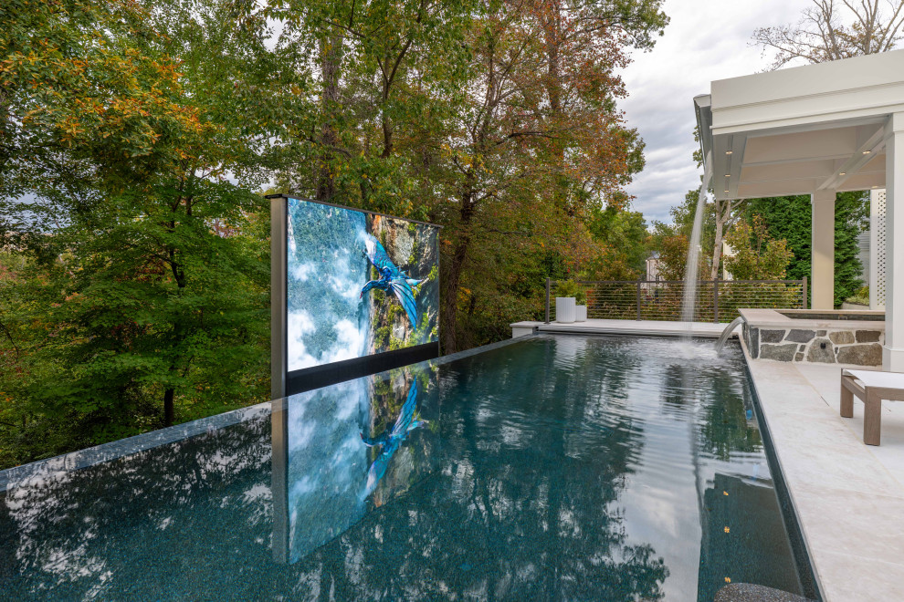Inspiration for a transitional pool remodel in DC Metro