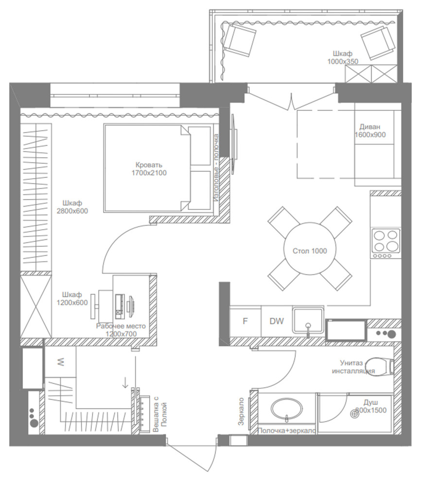 Планировка 3. Финальная