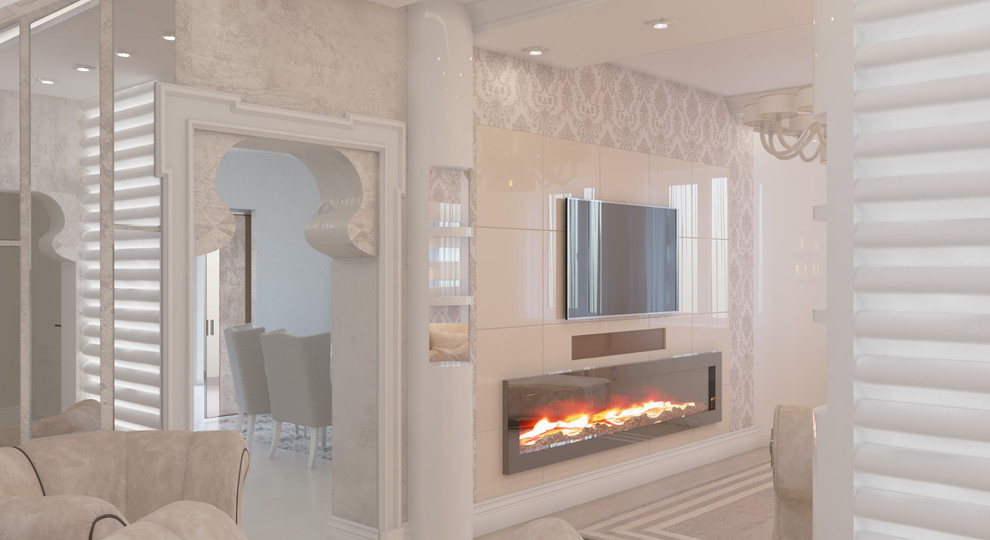 Дизайн-проект частого дома в стиле модерн