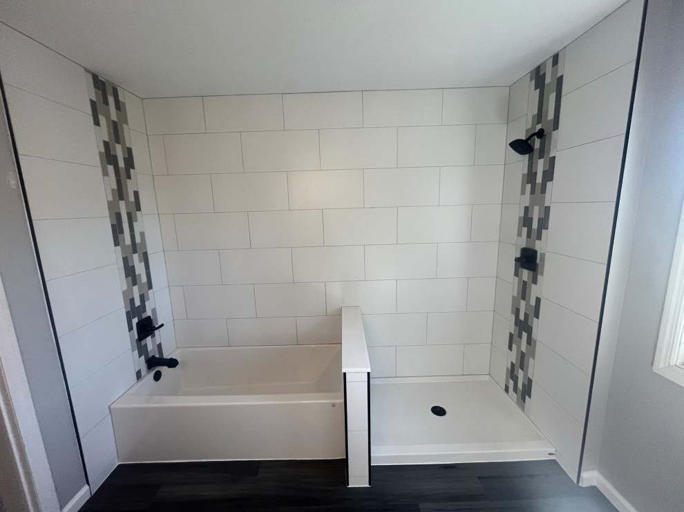 Waterfall Accent Bathroom