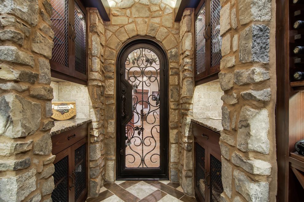 Closet converted into a Custom Wine Cellar