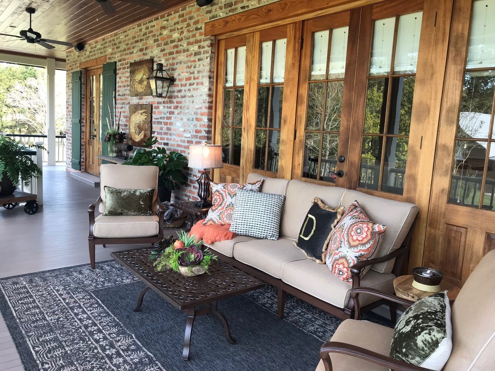 Traditional Southern Back Porch - Traditional - Porch 