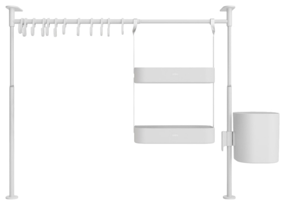 Umbra Anywhere Kitchen Tension Organizer Utensil Holders And Racks