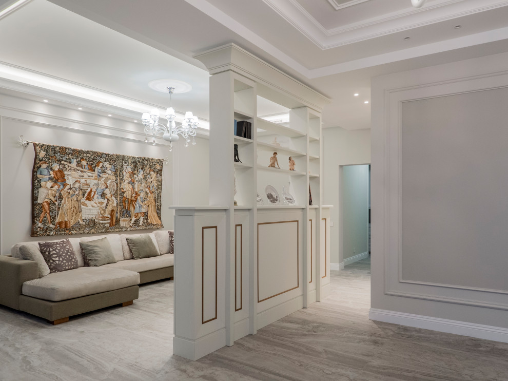 Комплексная меблировка квартиры в неоклассическом стиле