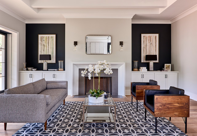 Springdale Modern Farmhouse clasico-renovado-salon