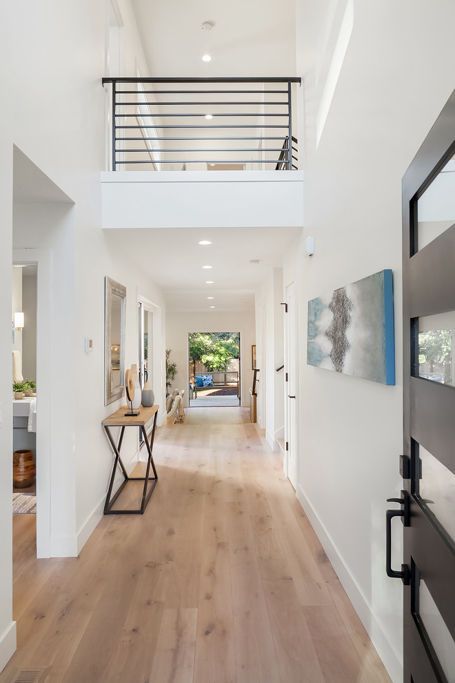 Inspiration for a transitional home design remodel in Seattle