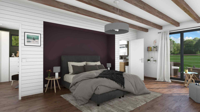 3D rendering - Master Bedroom rendering
