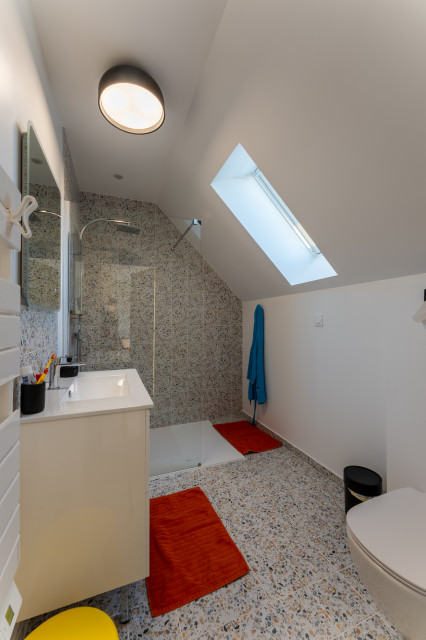 maison neuve eklektisk-badrum