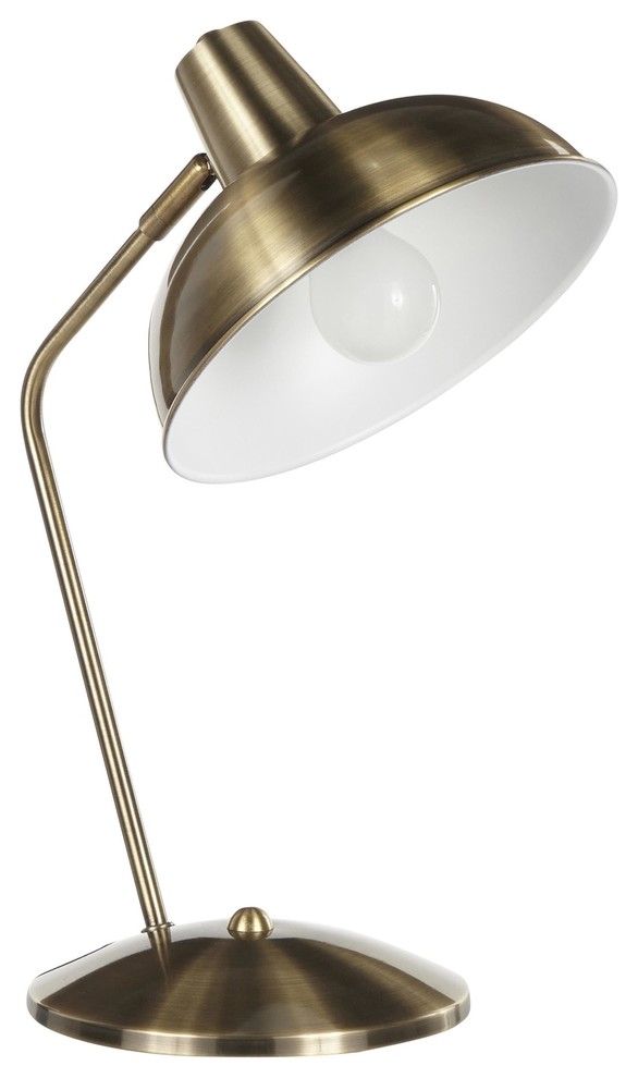 Darby Contemporary Table Lamp, Gold Metal by LumiSource