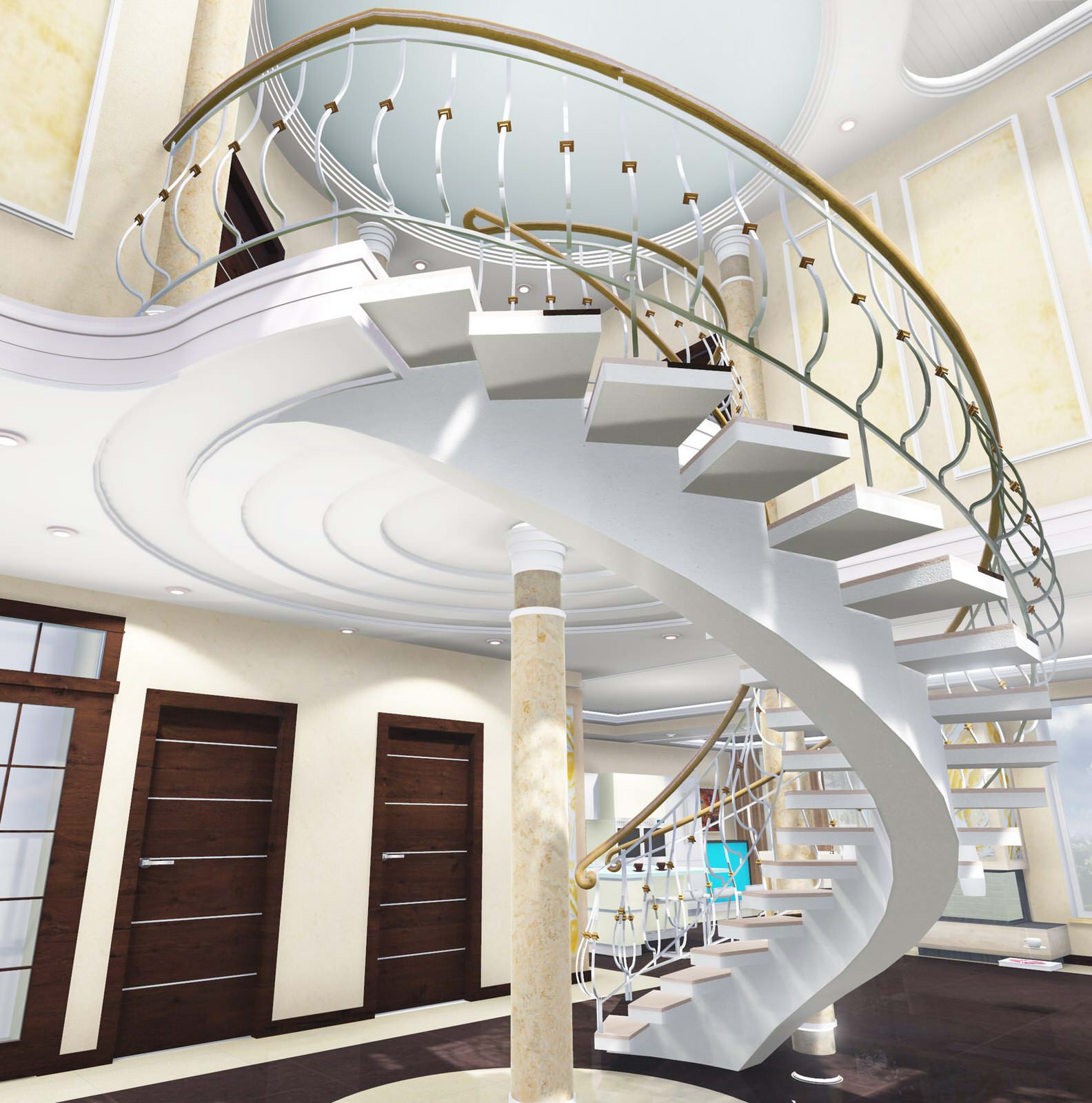 Дизайн интерьера загородного дома в Белоострове