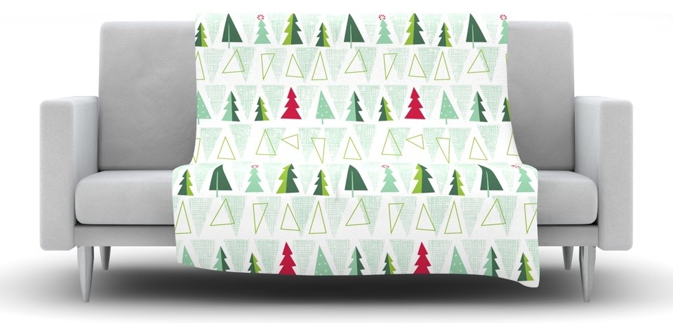 Allison Beilke "Pining for Christmas" Christmas Holiday Fleece Blanket, 60"x50