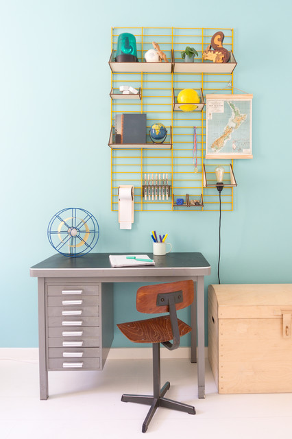 Wall Racks industriell-vardagsrum