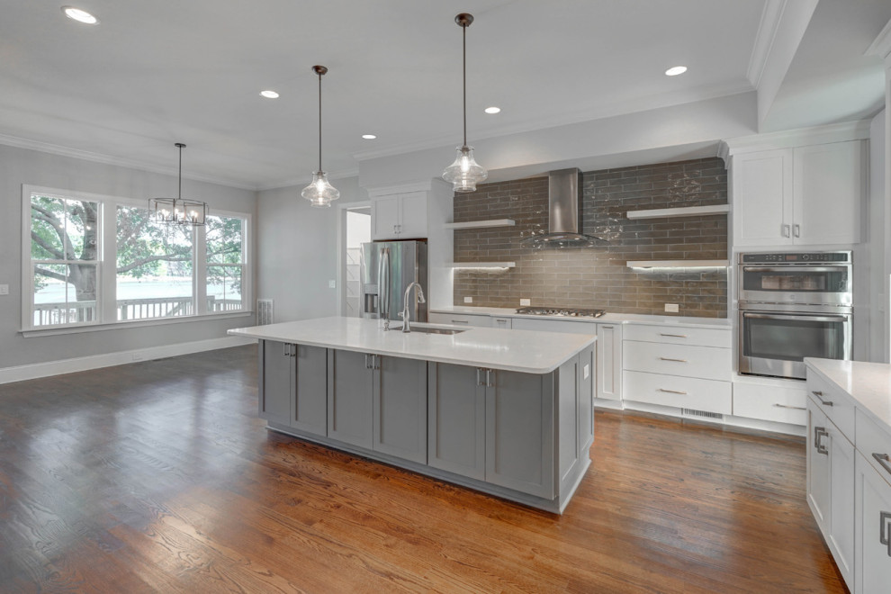 Inspiration for a transitional kitchen remodel in Charlotte