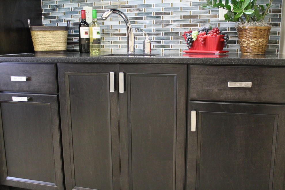 Transitional home design photo in Milwaukee