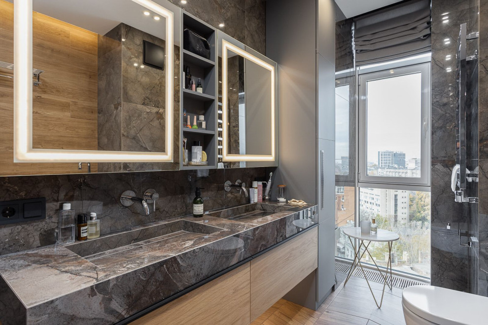 Квартира с яркими акцентами в интерьере