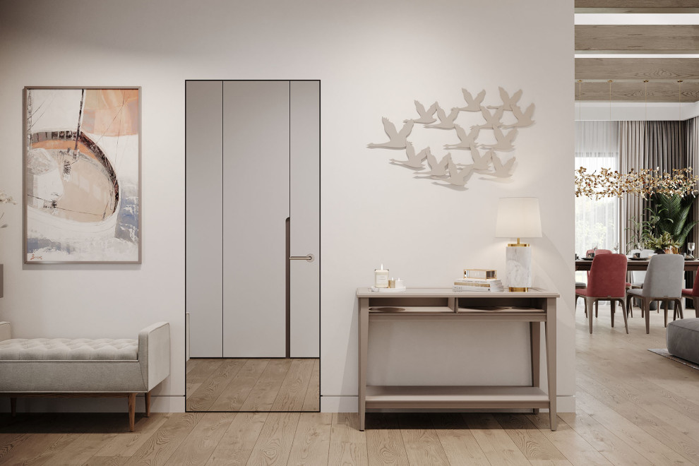 Загородный дом в современном стиле в коттеджном поселке "Ёлки"