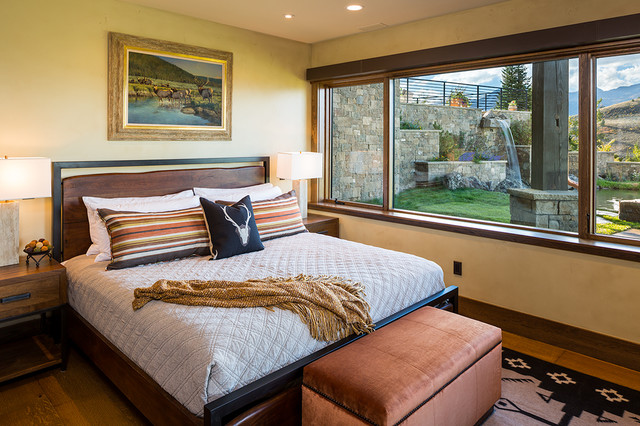 Jackson Hole rustico-camera-da-letto