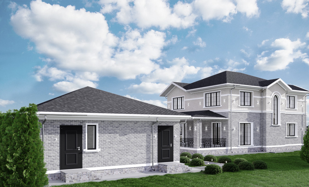 Визуализация построек на участке в Минском районе, д. Слабода