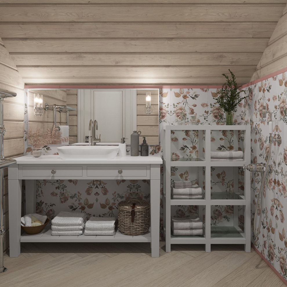 Дизайн интерьера срубного дома