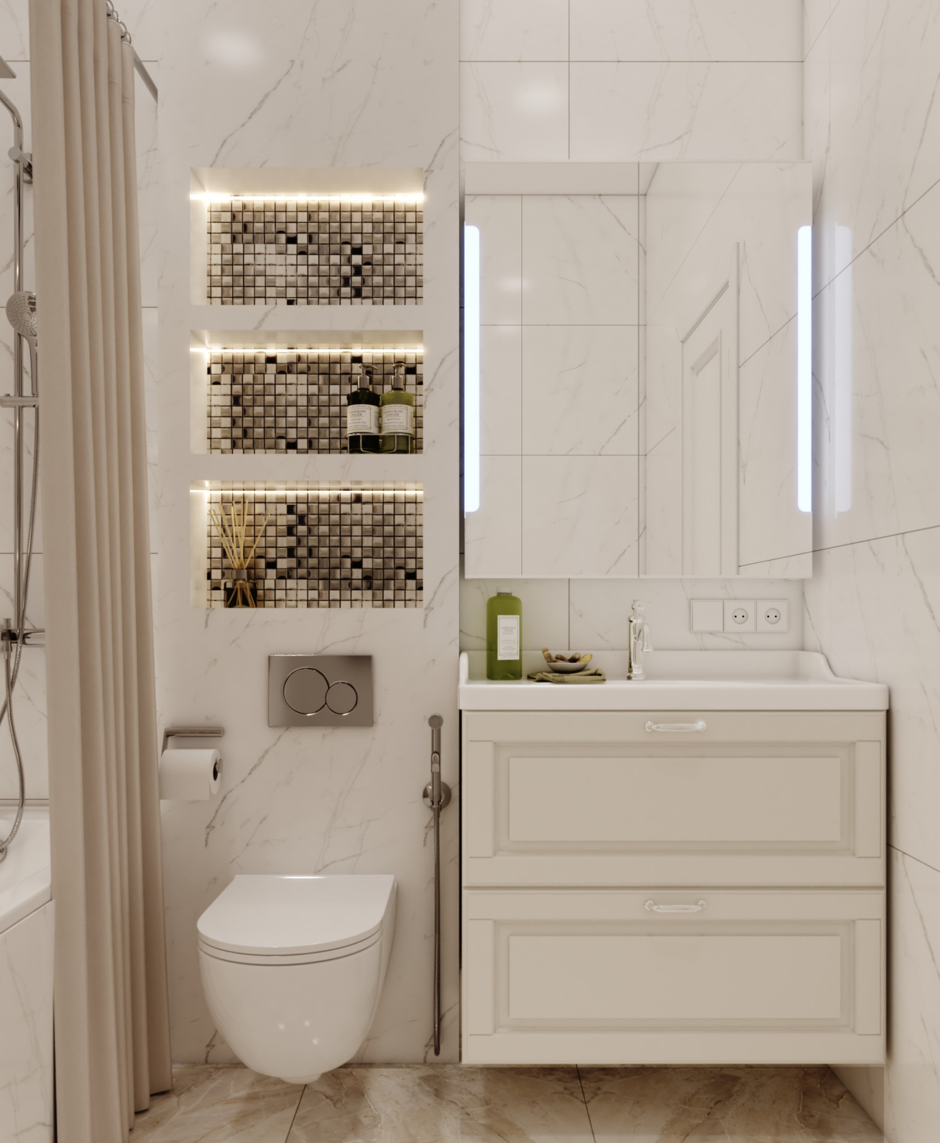 Квартира для пожилой пары в ЖК "Ривер Парк"