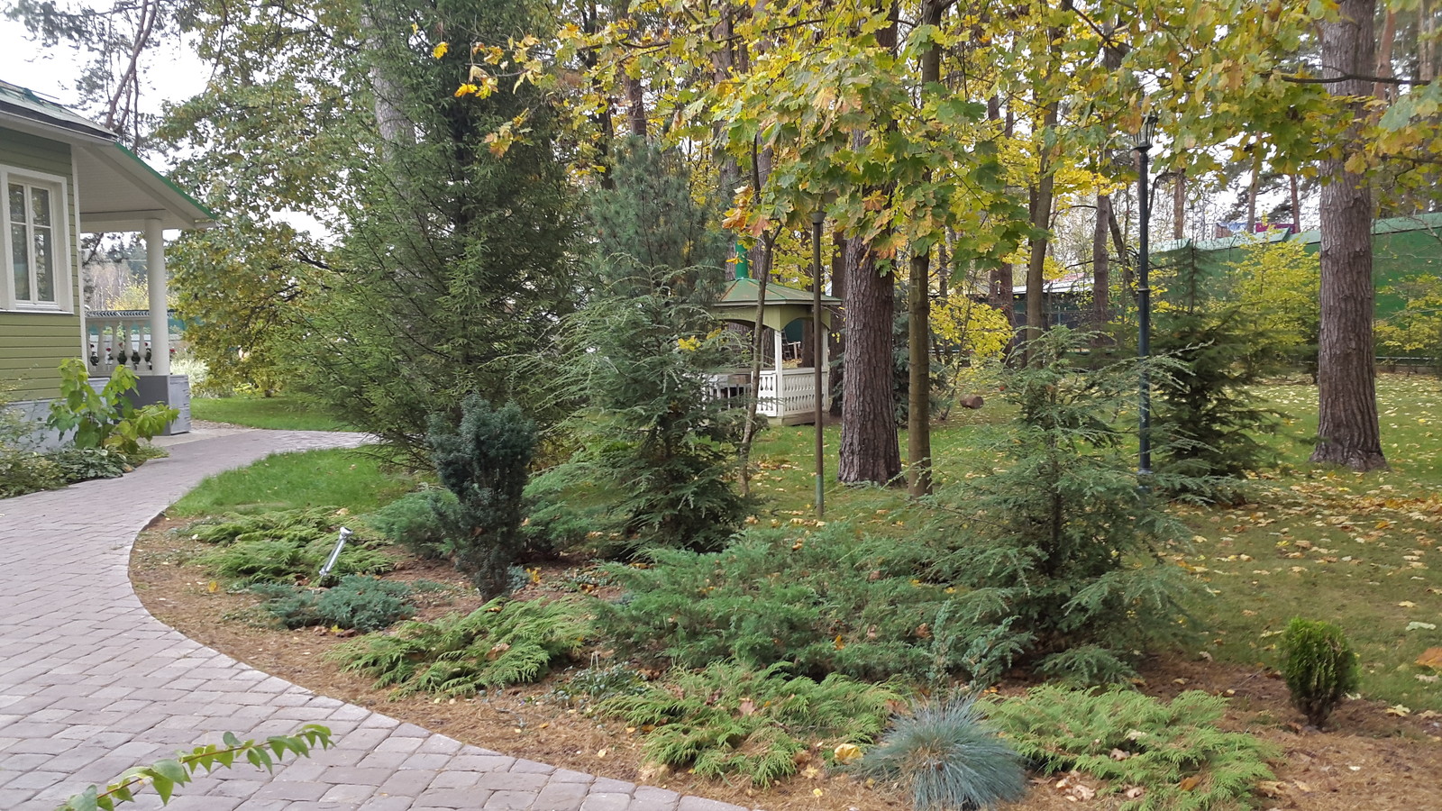 Теневой сад в Молоденово