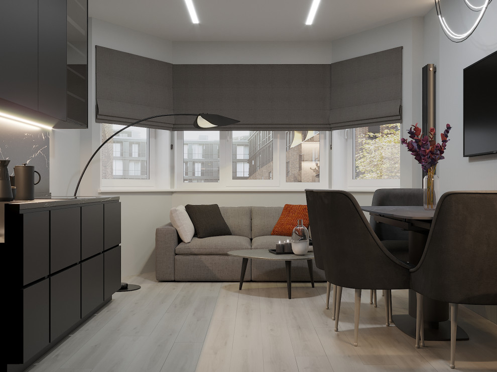 Квартира в темных тонах