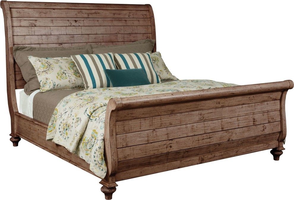 Kincaid Furniture Weatherford Lynton Sleigh Bed Traditional Panel