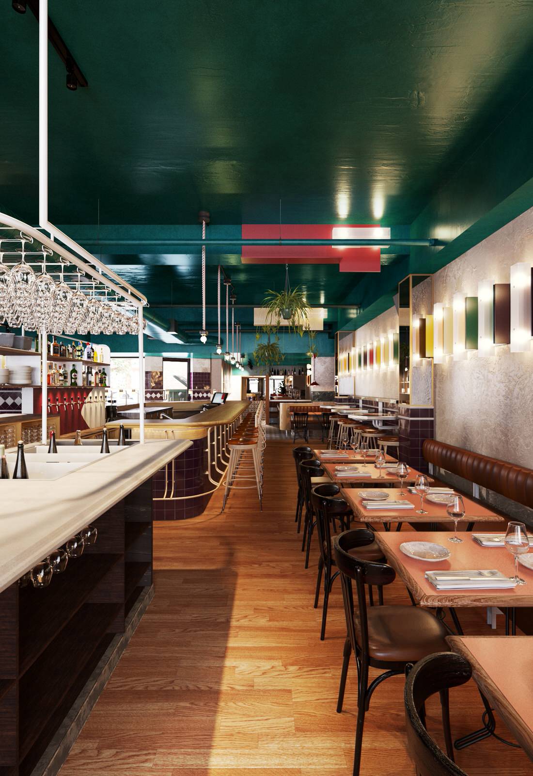 Визуализация винного бара VinVinVin