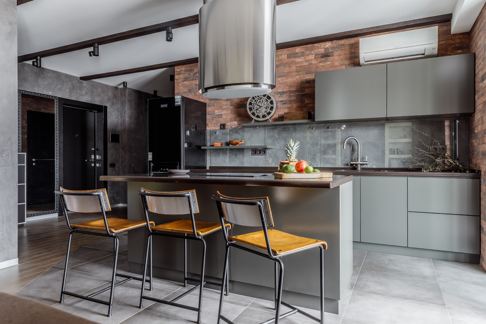 Фото кухни реализованного проекта квартиры ЖК "Центральный".