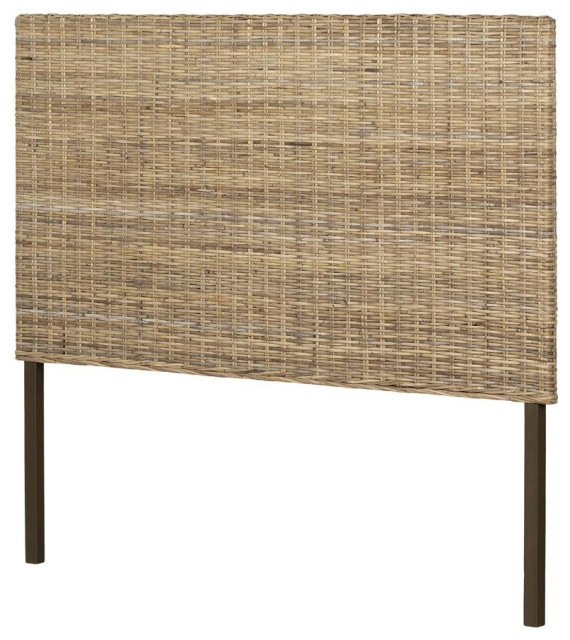 Light Ratta Headboard Lilak Rattan Headboard, Rattan - Tropical - Headboards - by Bison ...
