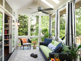 Transitional Porch by Anne Architecture
