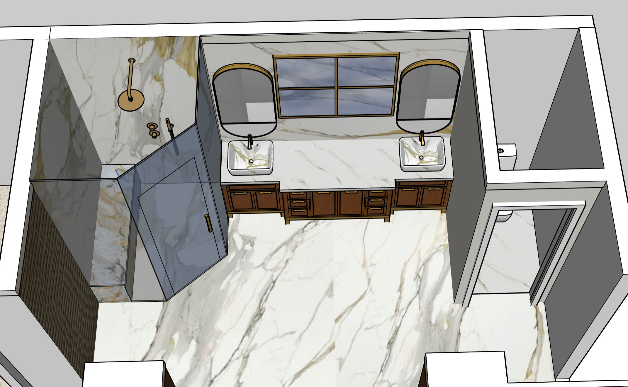 Jackson Flanagan Basement Primary Bathroom