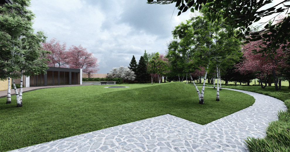 Эскизный проект благоустройства и ландшафтного дизайна земельного участка