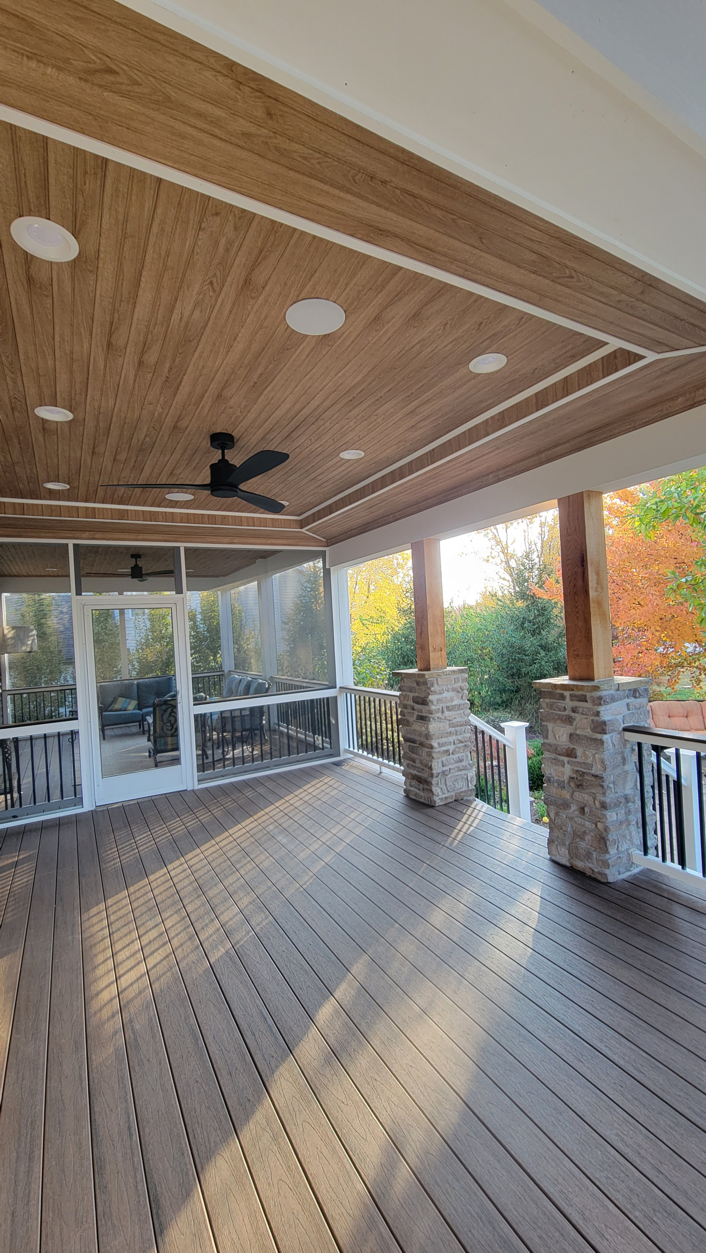 New Deck and Screened-In-Porch