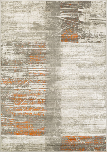 Surya Jax Area Rug 2 X3 View In Your Room Houzz Surya Jax 5012 Light Gray Ivory Burnt Orange 1 6