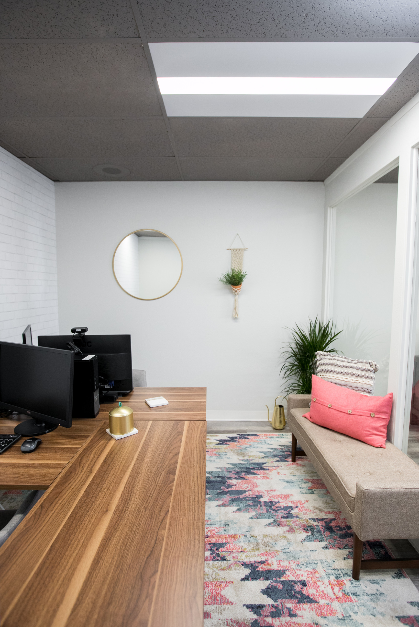 Modern Bohemian Workspace