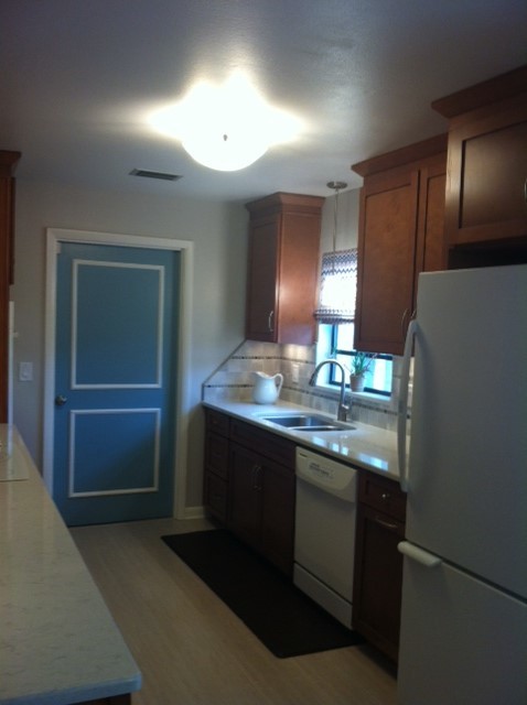 Simple and Sweet Galley Kitchen