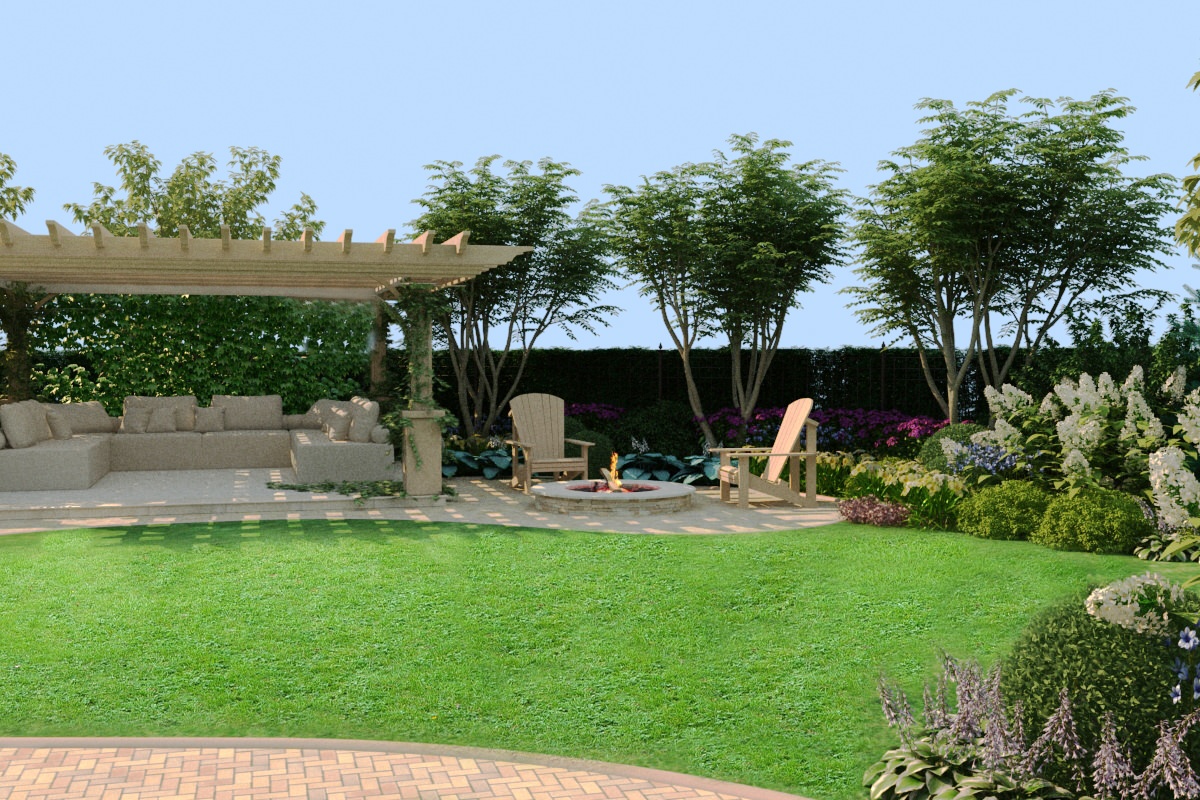 3D визуализация участка 12 соток