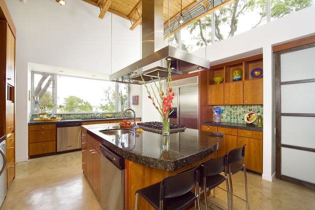 White Rock House - Modern - Kitchen - Dallas - by Domiteaux Architects