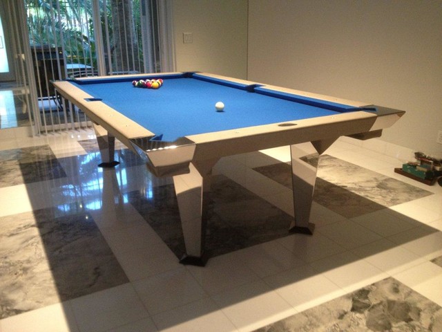 MILANO Pool Table by MITCHELL by MITCHELL Pool Tables moderne-salle-de-sejour