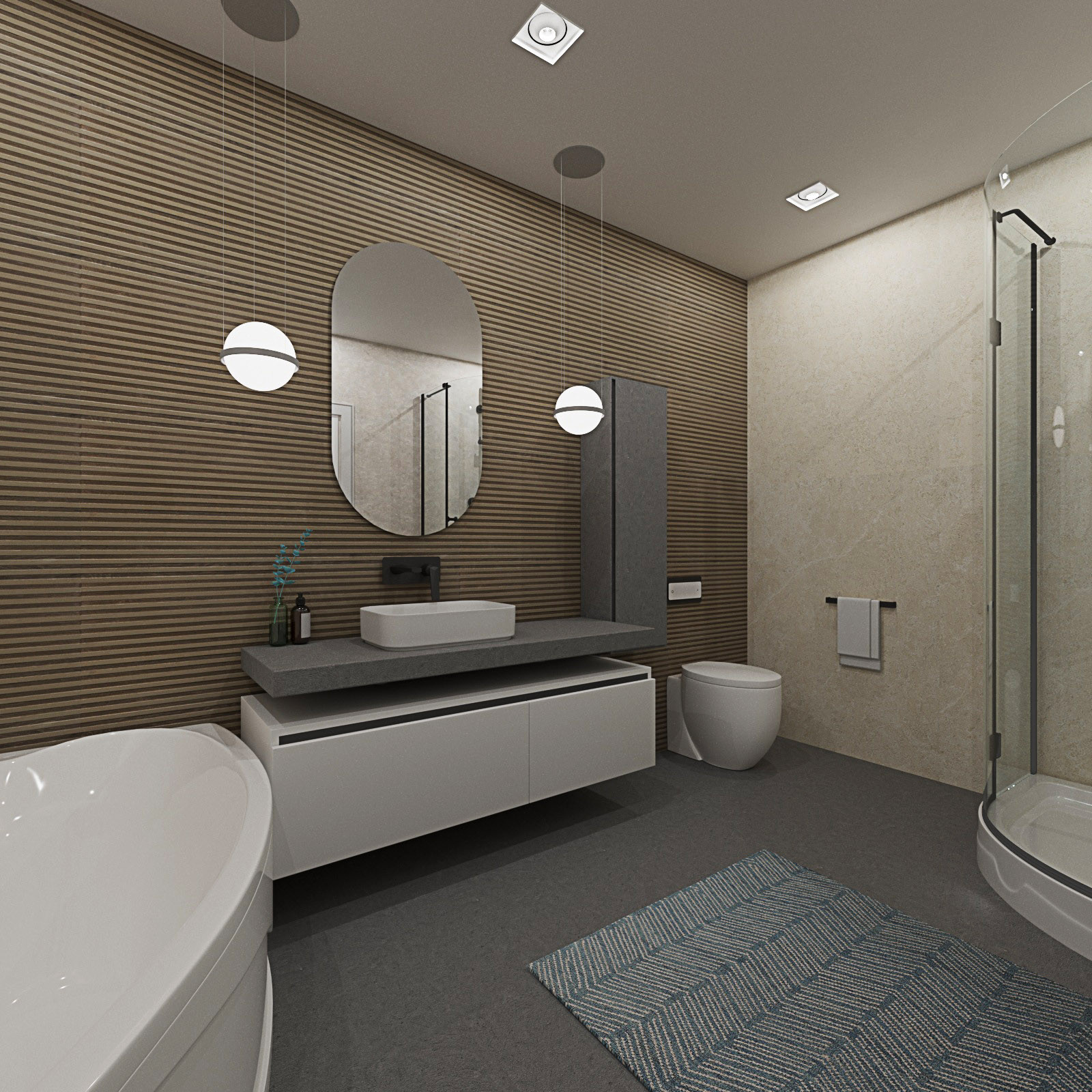 Квартира mid-century modern