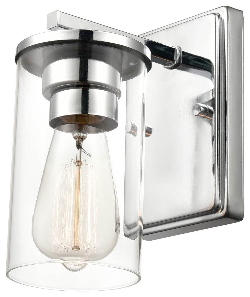 Verlana 1 Light 4.33" Bathroom Wall Sconce Transitional Bathroom