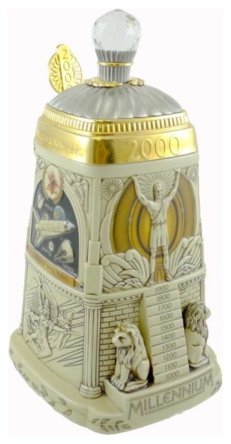 Anheuser-Busch Celebrating The Millennium Stein Lidded Beer Mug