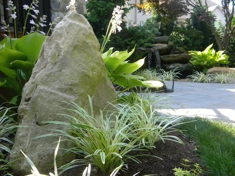 Carved Stone Waterfeature