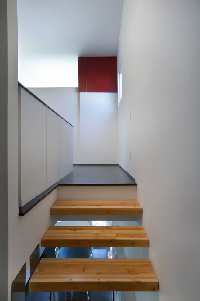 Inspiration for a modern floating staircase in Dallas.