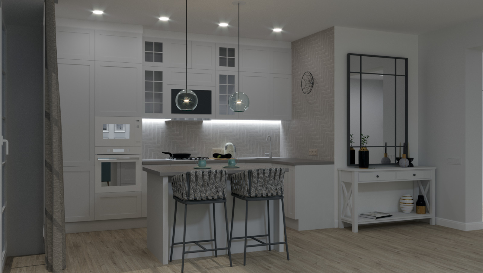 Дом в Пушкине (дизайн интерьера)